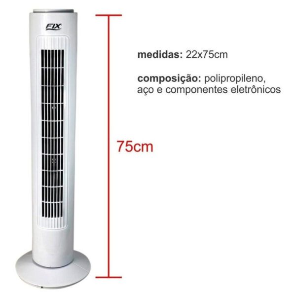 Ventilador Circulador de Ar Vertical - 110v - Image 2