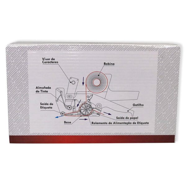 Etiquetadora Manual de Preços 8 Dígitos com Refil e Etiquetas - Image 5