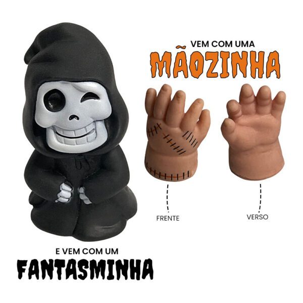 Boneca Vavazinha Com Mãozinha E Fantasminha (Inspiração Série Wandinha) - Image 4