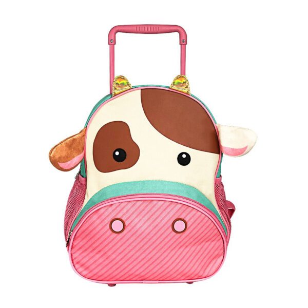 Mochila de Rodinha Infantil - Estampa de Vaquinha