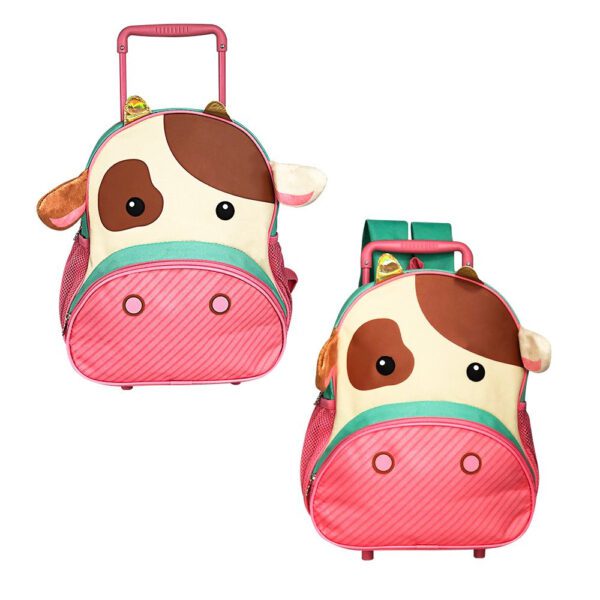 Mochila de Rodinha Infantil - Estampa de Vaquinha - Image 6