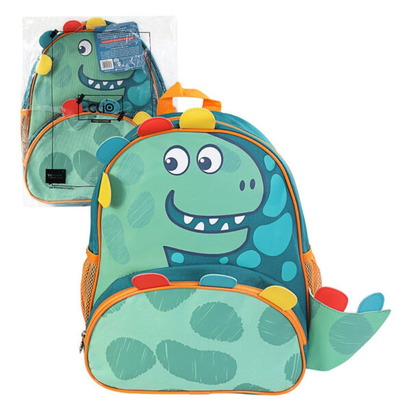 Mochila de Costas Dino - Verde