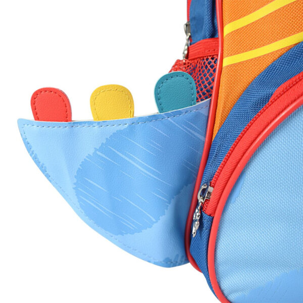 Mochila Infantil de Costas Dino - Azul - Image 4