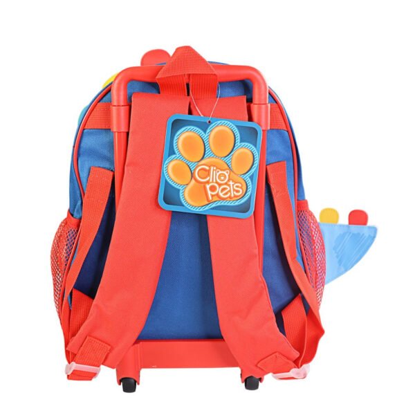 Mochila Infantil com Rodinhas Dino - Azul - Image 3