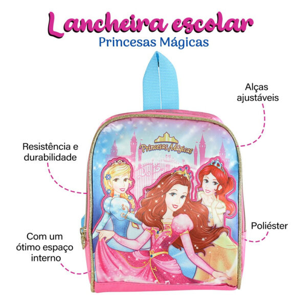 Lancheira Escolar Princesas Mágicas - Image 5